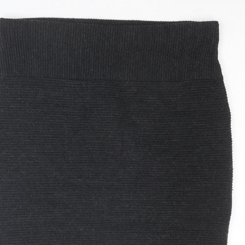 Marks and Spencer Womens Black Acrylic Bandage Skirt Size 12