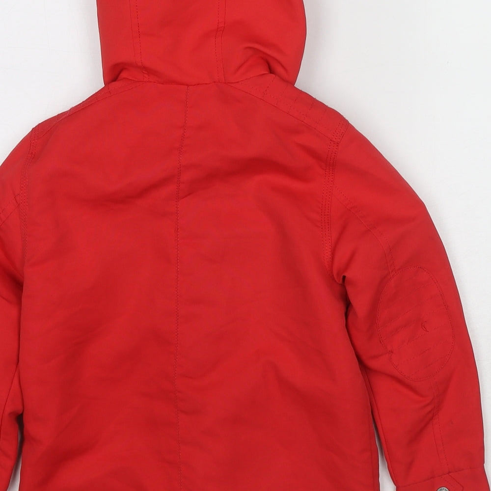 Vertbaudet Womens Red Jacket Size 6 Zip
