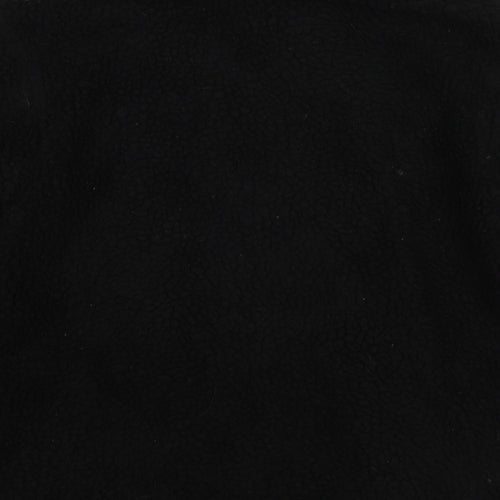 Topshop Womens Black Jacket Size 6 Zip - Teddy Bear Style