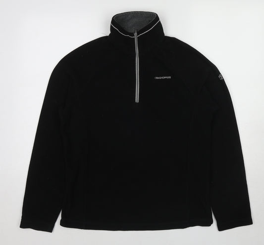 Craghoppers Womens Black Polyester Pullover Sweatshirt Size S Pullover