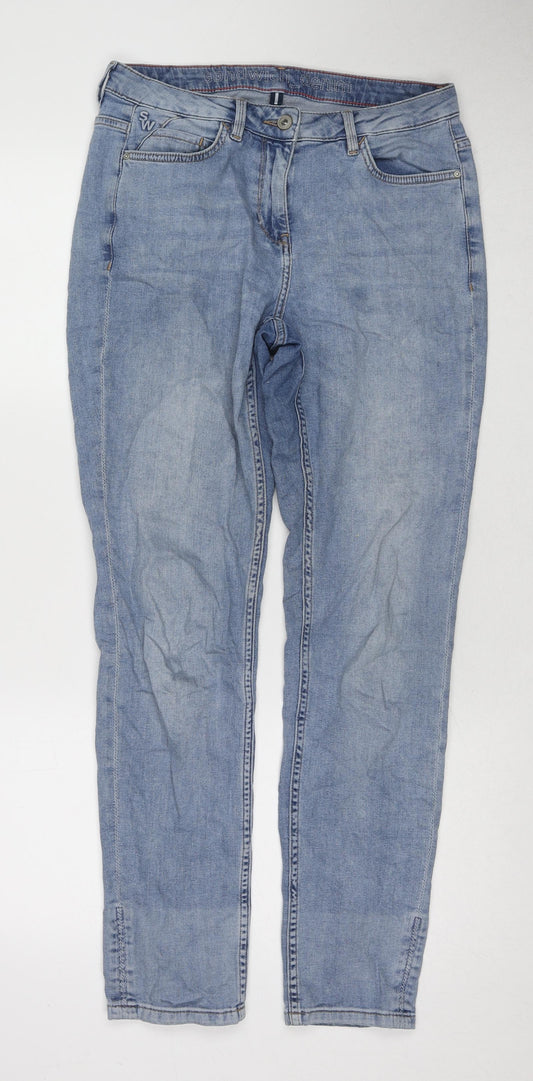Sandwich Mens Blue Cotton Tapered Jeans Size 36 in Regular Zip