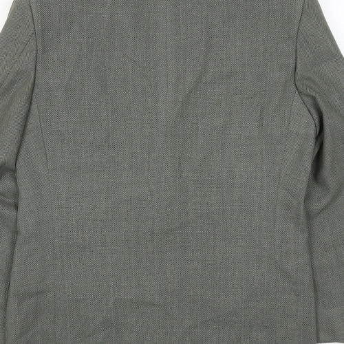Marks and Spencer Mens Green Wool Jacket Suit Jacket Size 40 Regular