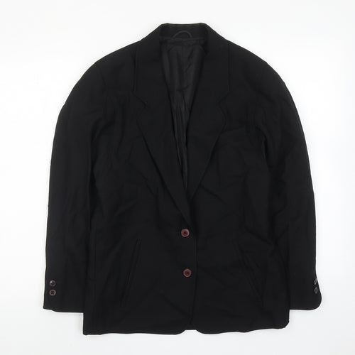NEXT Womens Black Wool Jacket Suit Jacket Size 8