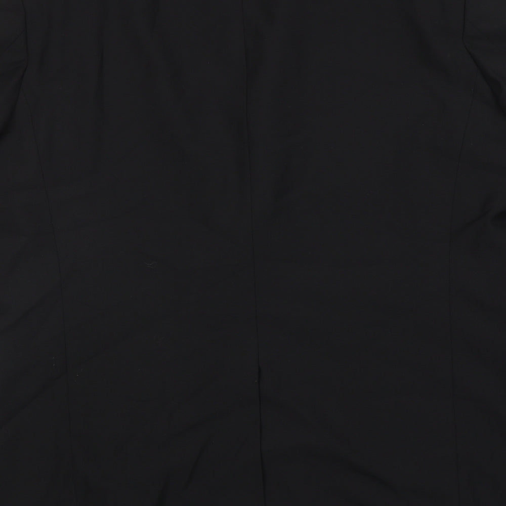 Kartell Mens Black Wool Jacket Suit Jacket Size 44 Regular