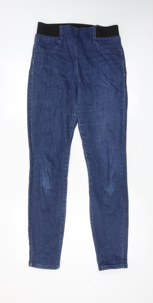 NEXT Womens Blue Cotton Skinny Jeans Size 12 Regular