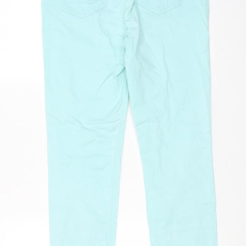 Bandolino Womens Blue Cotton Skinny Jeans Size 10 Regular Zip