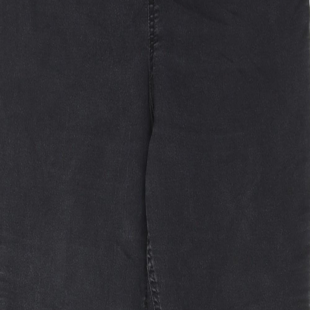 F&F Womens Black Cotton Jegging Jeans Size 16 Regular