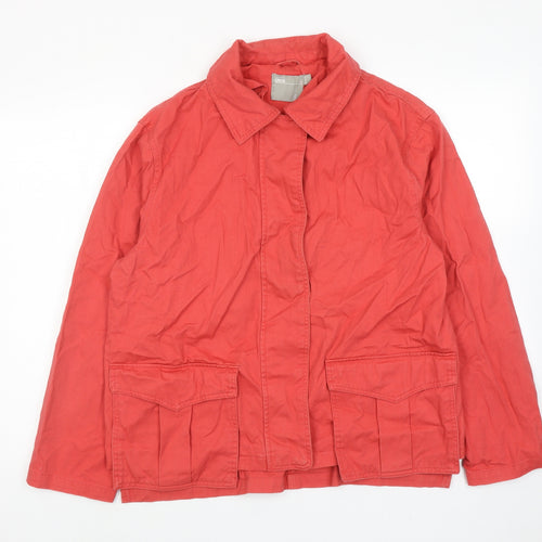 ASOS Womens Red Jacket Size 14 Button