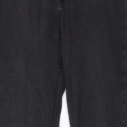 Pull&Bear Womens Black Cotton Skinny Jeans Size 30 in Regular Zip