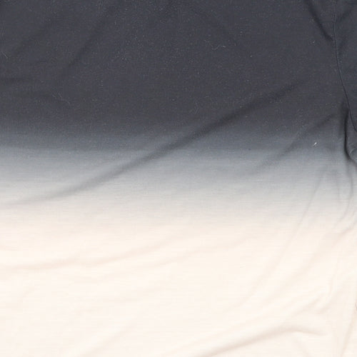 Bolongaro Trevor Mens Multicoloured Polyester T-Shirt Size L Round Neck - Ombre effect
