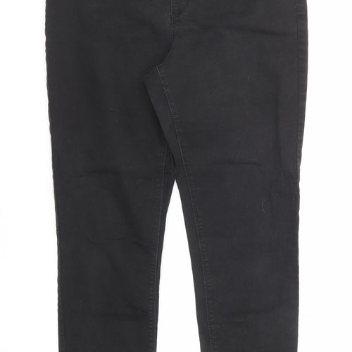 Denim & Co. Womens Black Cotton Jegging Jeans Size 16 Regular