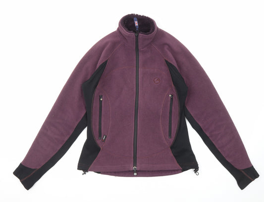 Montane Womens Purple Jacket Size 10 Zip