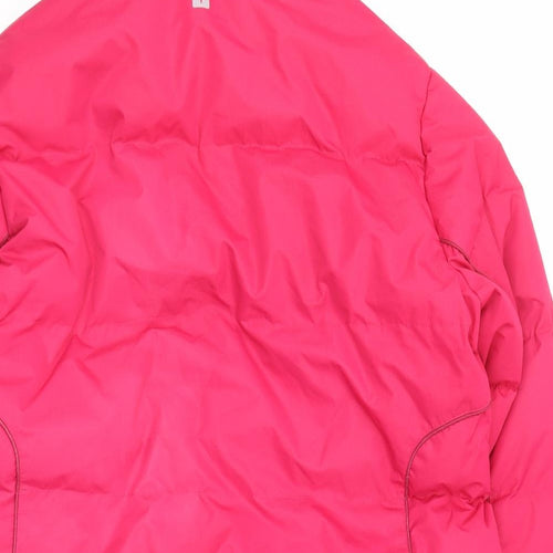 Mountain Warehouse Womens Pink Puffer Jacket Jacket Size 22 Zip