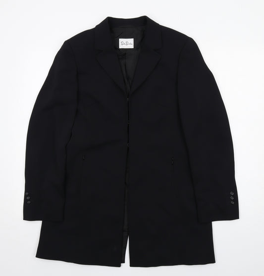 Betty Barclay Womens Black Jacket Blazer Size 10 Hook & Eye