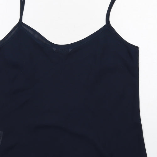 Planet Womens Blue Polyester Camisole Tank Size 8 V-Neck