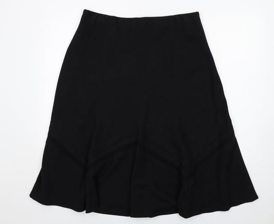 My Chemical Romance Womens Black Polyester A-Line Skirt Size 18