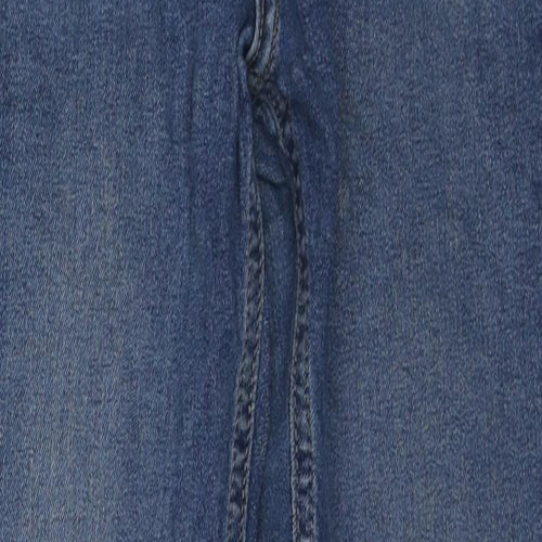 Topman Womens Blue Cotton Skinny Jeans Size 26 in L28 in Regular Zip