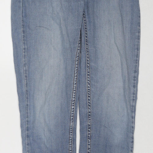 Element Eden Womens Blue Cotton Tapered Jeans Size 26 Regular Zip