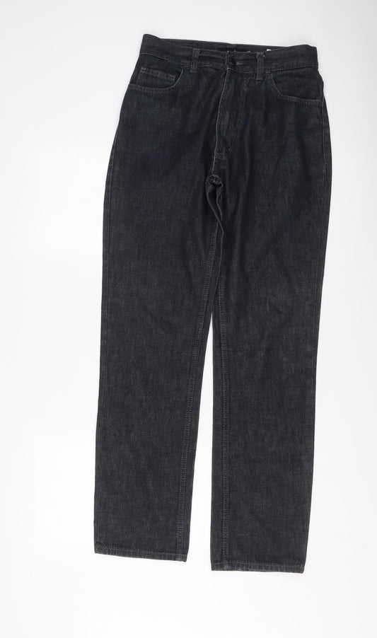 NEXT Mens Blue Cotton Straight Jeans Size 30 in L31 in Regular Button
