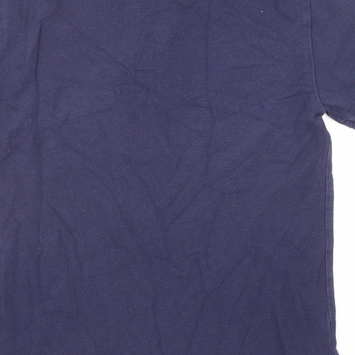 Polo Ralph Lauren Womens Blue Cotton Basic Polo Size 14 Collared - Size 14-16