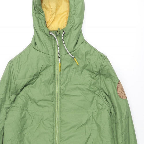 Passenger Womens Green Quilted Coat Size XS Zip