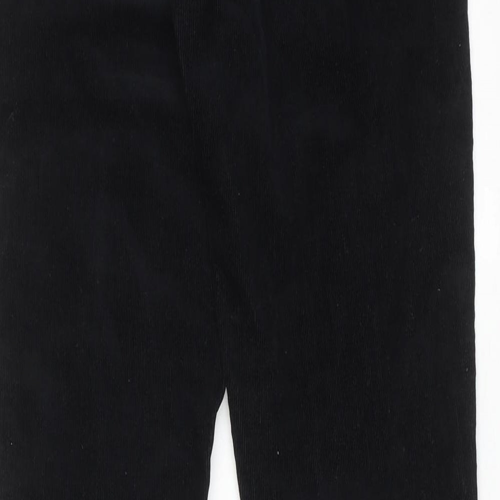 Uniqlo Womens Black Cotton Trousers Size S Regular