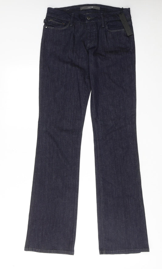 Joe's Jeans Womens Blue Cotton Straight Jeans Size 28 in Regular Zip