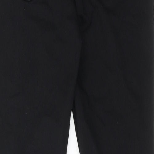 Marks and Spencer Womens Black Cotton Jegging Jeans Size 16 Regular Zip