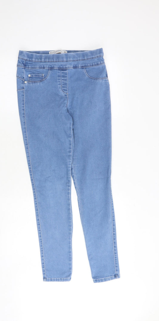 NEXT Womens Blue Cotton Jegging Jeans Size 10 Slim