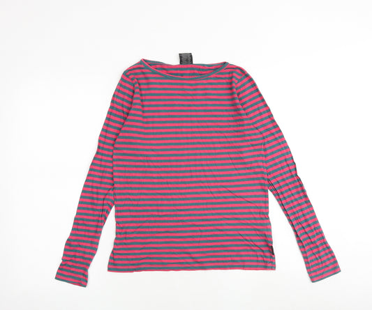 Trespass Womens Multicoloured Striped 100% Cotton Basic T-Shirt Size XS Round Neck