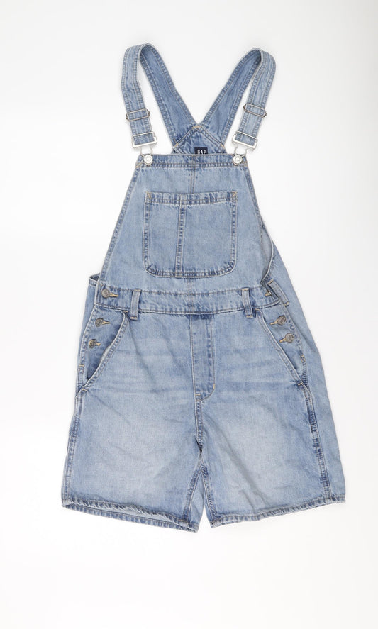 Gap Womens Blue Cotton Dungaree One-Piece Size XS Buckle