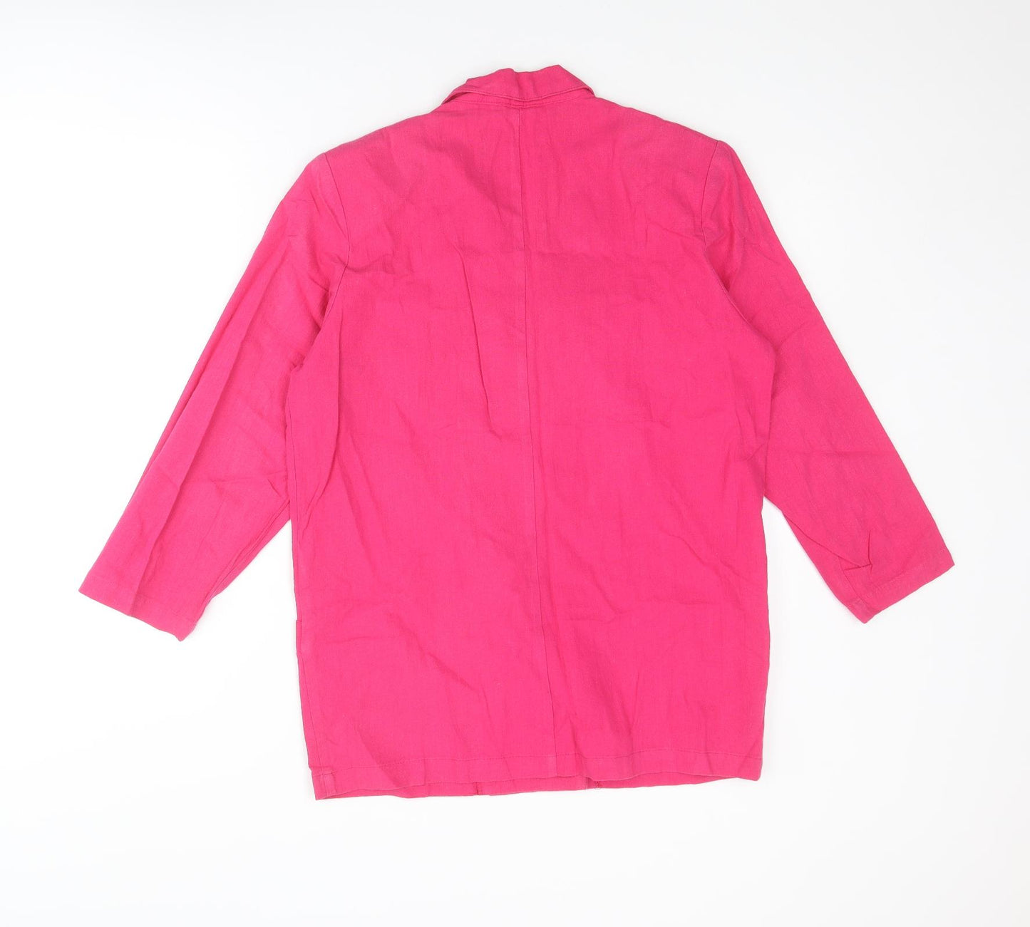 BHS Womens Pink Jacket Blazer Size 10 Button