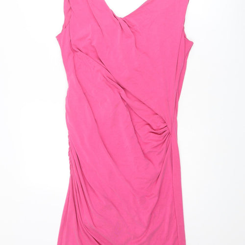 Damsel in a Dress Womens Pink Modal A-Line Size 16 V-Neck Pullover