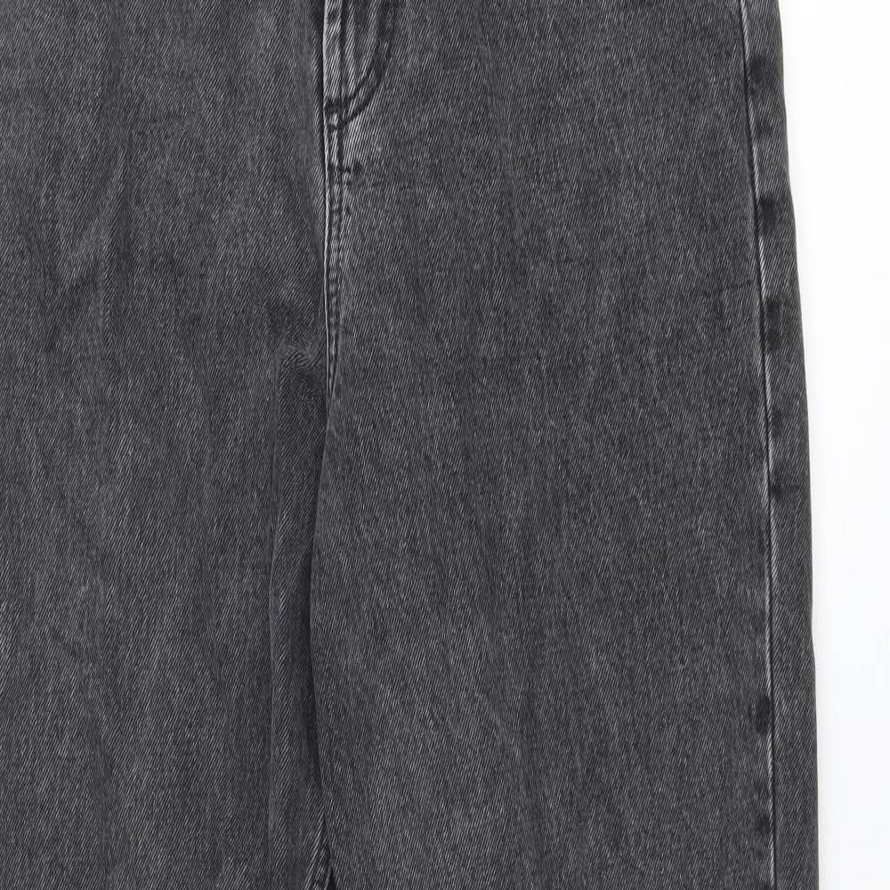 ASOS Womens Grey Cotton Skinny Jeans Size 28 in Regular Zip
