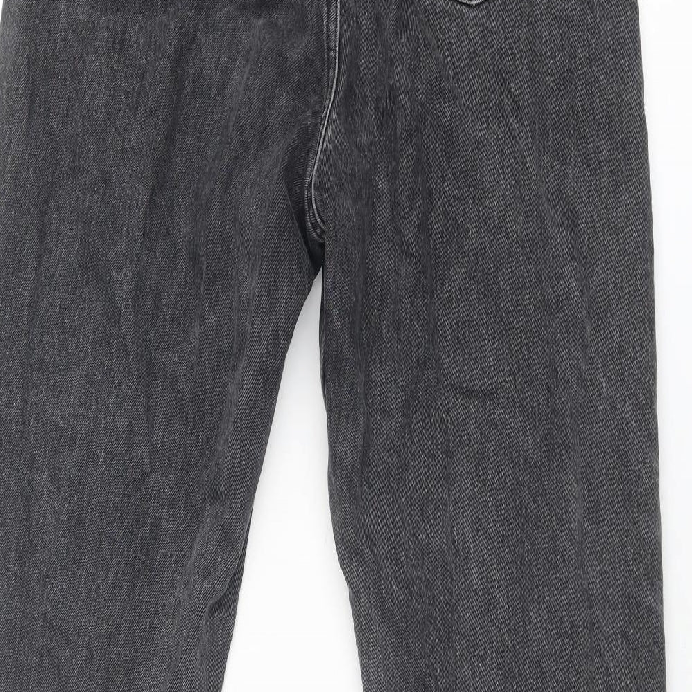 ASOS Womens Grey Cotton Skinny Jeans Size 28 in Regular Zip