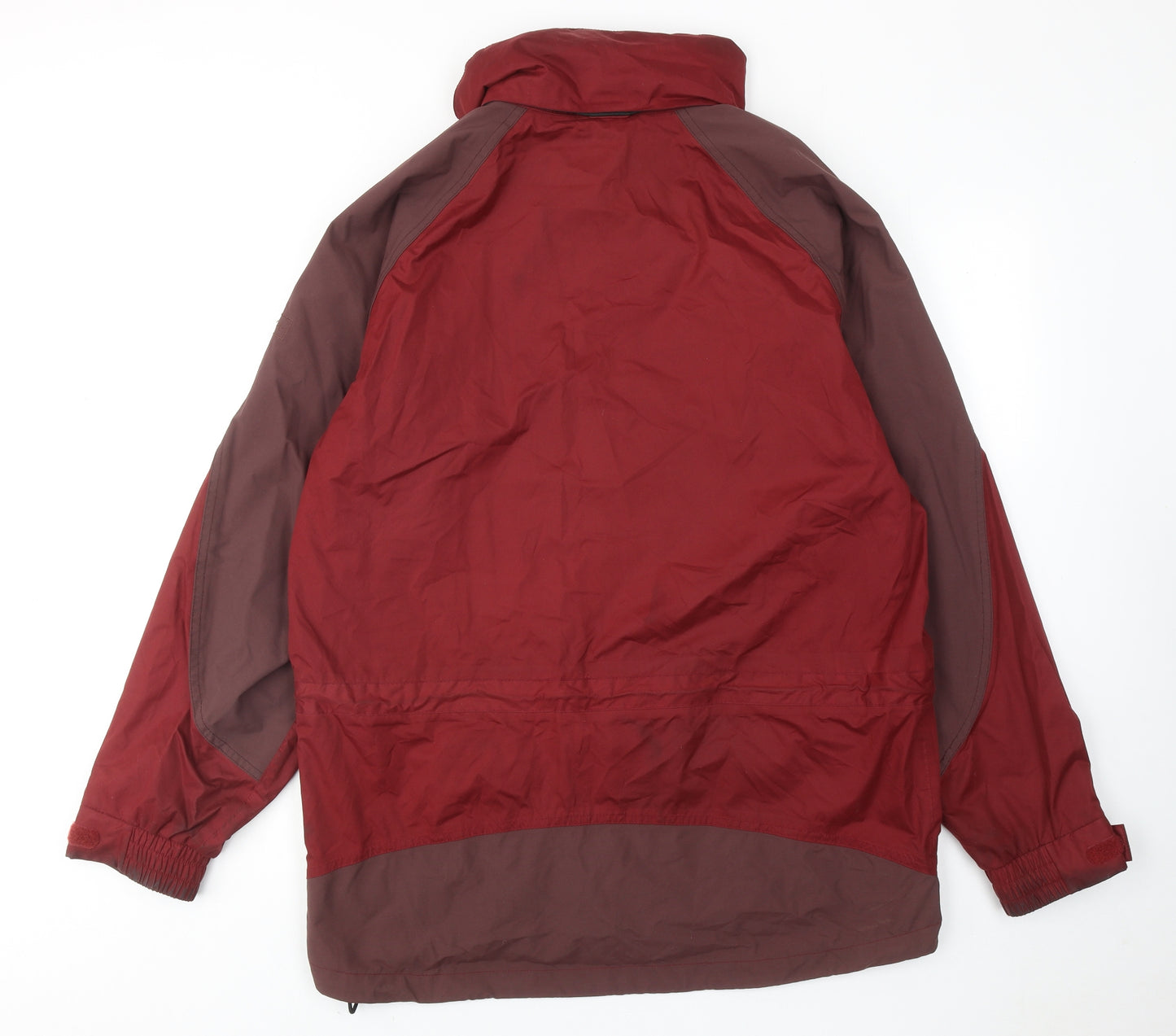 Wynnster Mens Red Windbreaker Jacket Size M Zip
