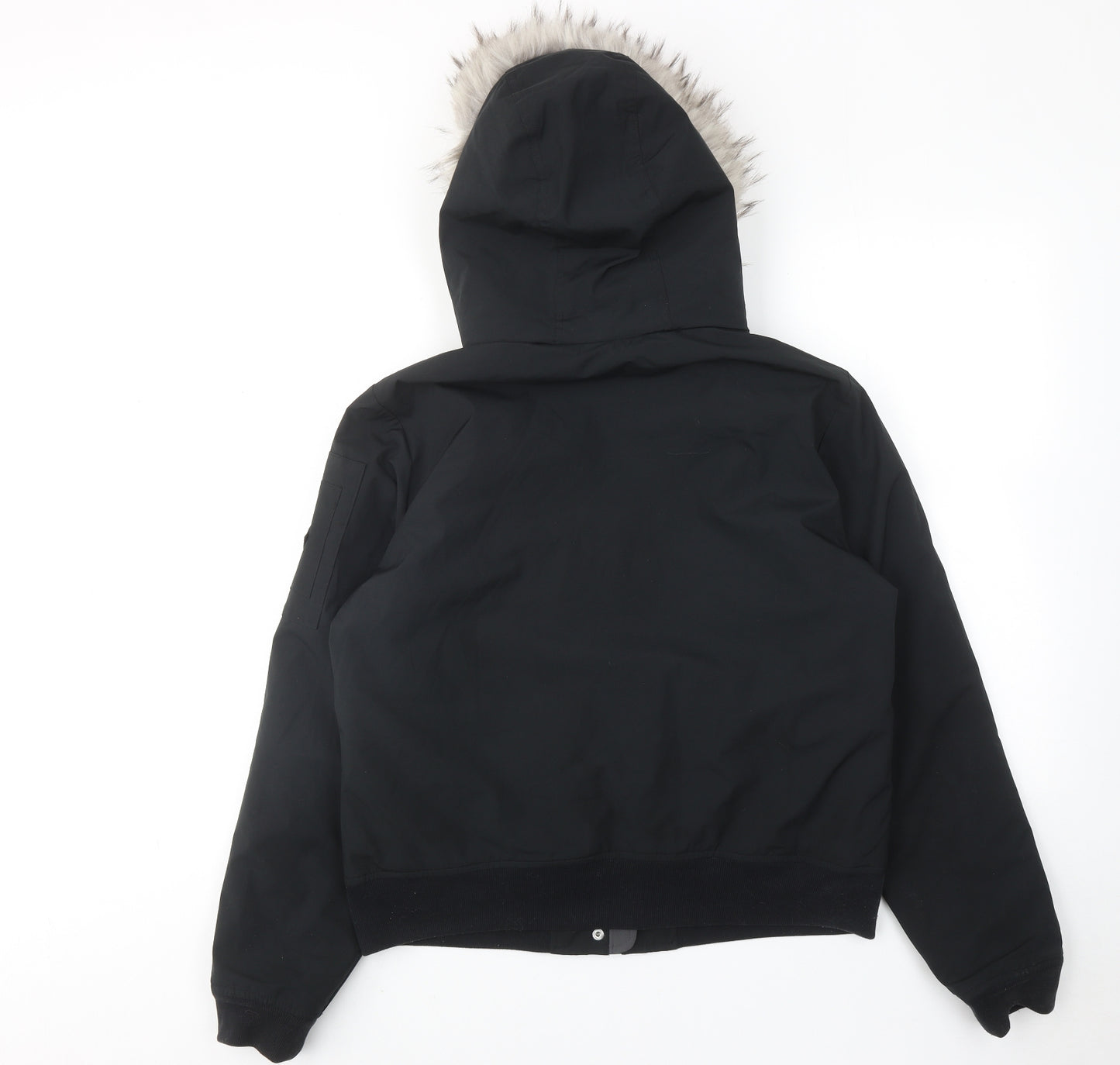Hollister Womens Black Jacket Size L Zip