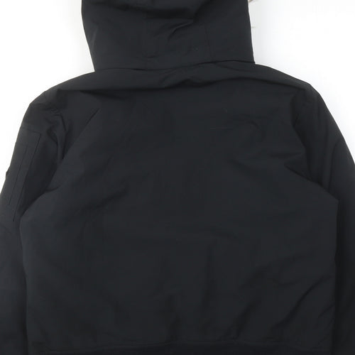 Hollister Womens Black Jacket Size L Zip