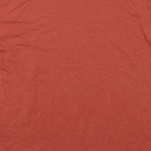NEXT Mens Red Cotton T-Shirt Size 2XL Round Neck