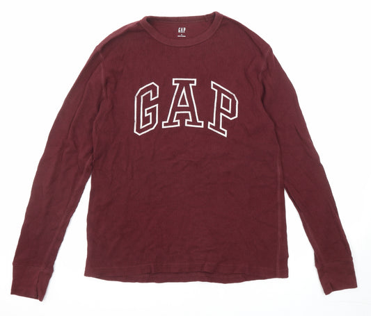 Gap Womens Purple Cotton Pullover Sweatshirt Size M Pullover
