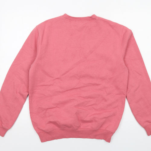 Cotton Traders Womens Pink Cotton Pullover Sweatshirt Size S Pullover