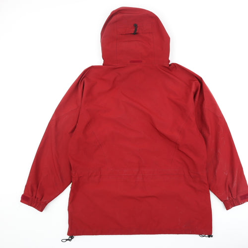 Berghaus Womens Red Windbreaker Jacket Size 14 Zip