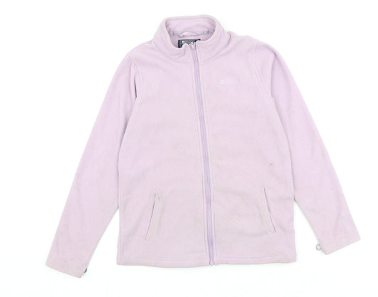Mountain Warehouse Girls Pink Jacket Size 13 Years Zip