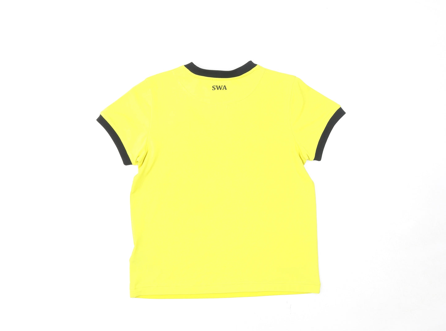 Mills Boys Yellow Polyester Basic T-Shirt Size 8-9 Years Round Neck Pullover - Tranmere Rovers F.C.
