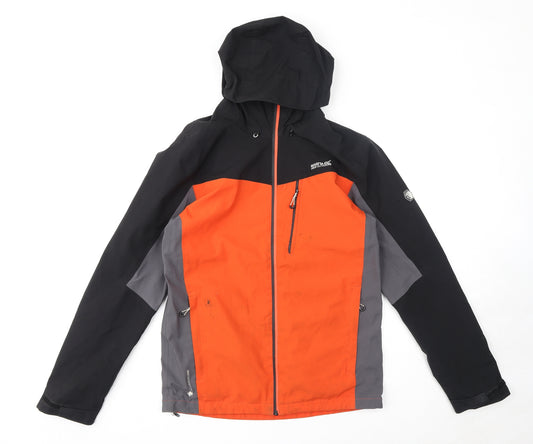 Regatta Mens Orange Windbreaker Jacket Size S Zip