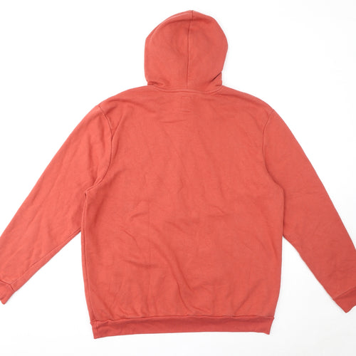 Gap Mens Orange Cotton Pullover Hoodie Size XL
