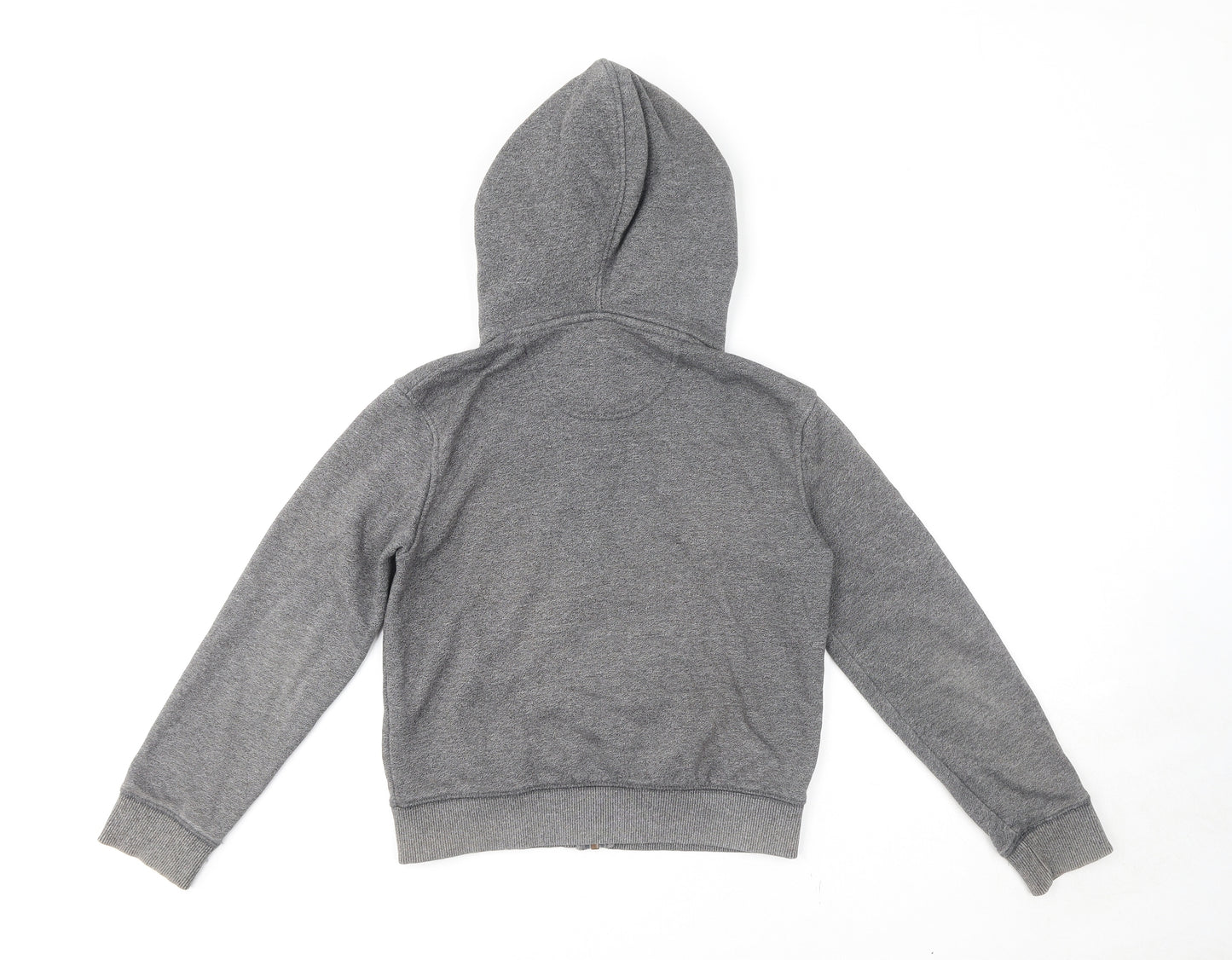 SoulCal&Co Boys Grey Cotton Full Zip Hoodie Size 11-12 Years Zip