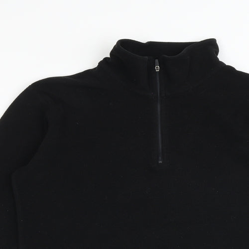 Trespass Womens Black Polyester Pullover Sweatshirt Size M Zip