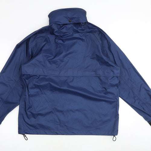 Khyam Mens Blue Windbreaker Jacket Size M Zip