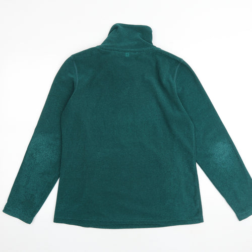 Mountain Warehouse Womens Green Polyester Pullover Sweatshirt Size 14 Pullover
